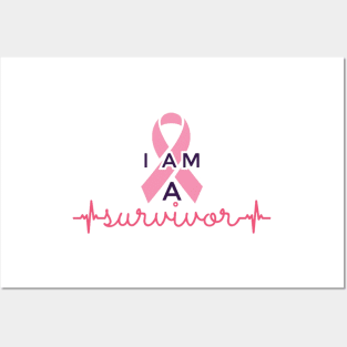 I am a survivor- Breast cancer awareness Posters and Art